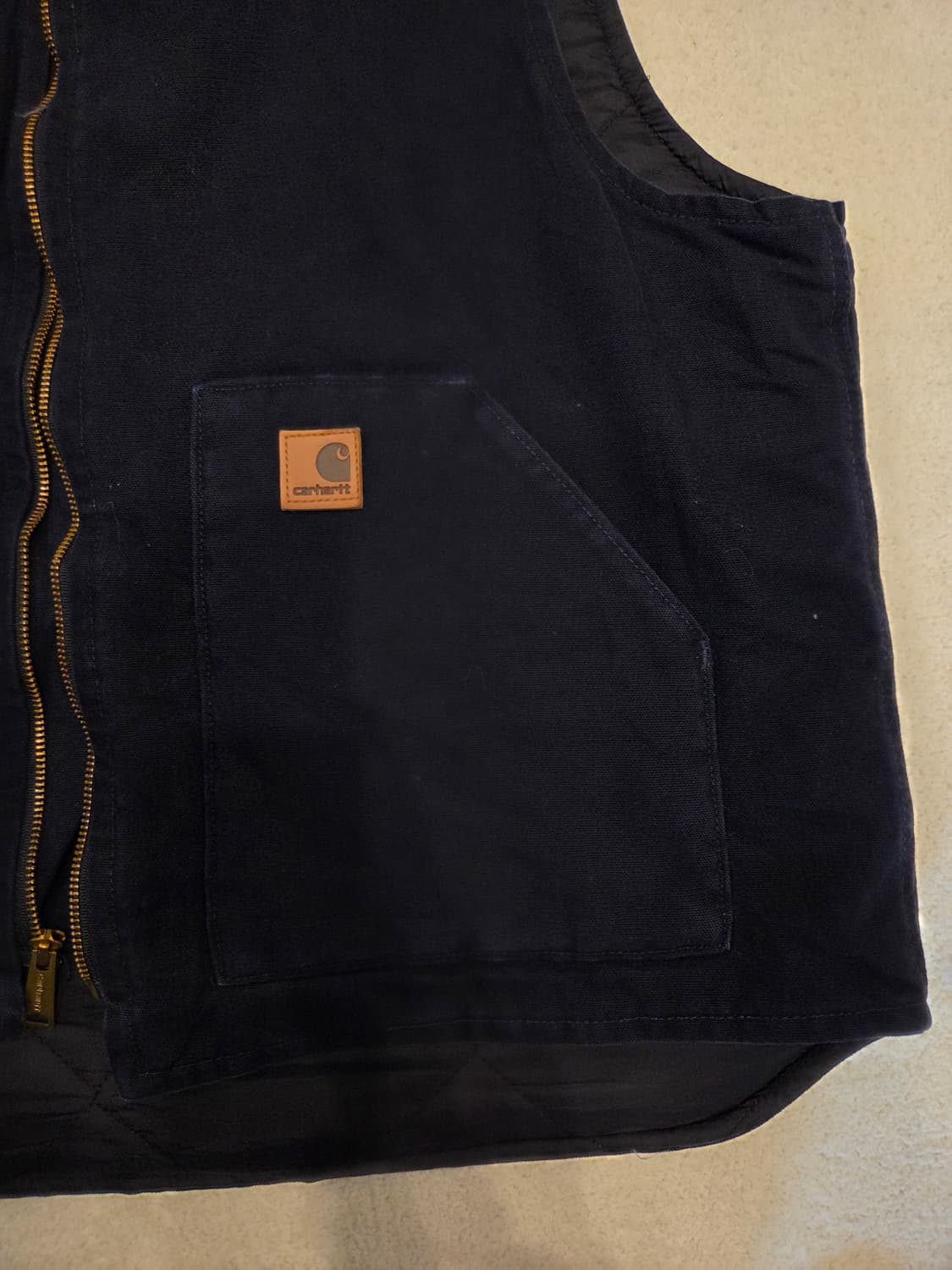 [XL] 칼하트 V02 샌드스톤 아틱 베스트 - 미드나잇(MDT) 상품이미지3