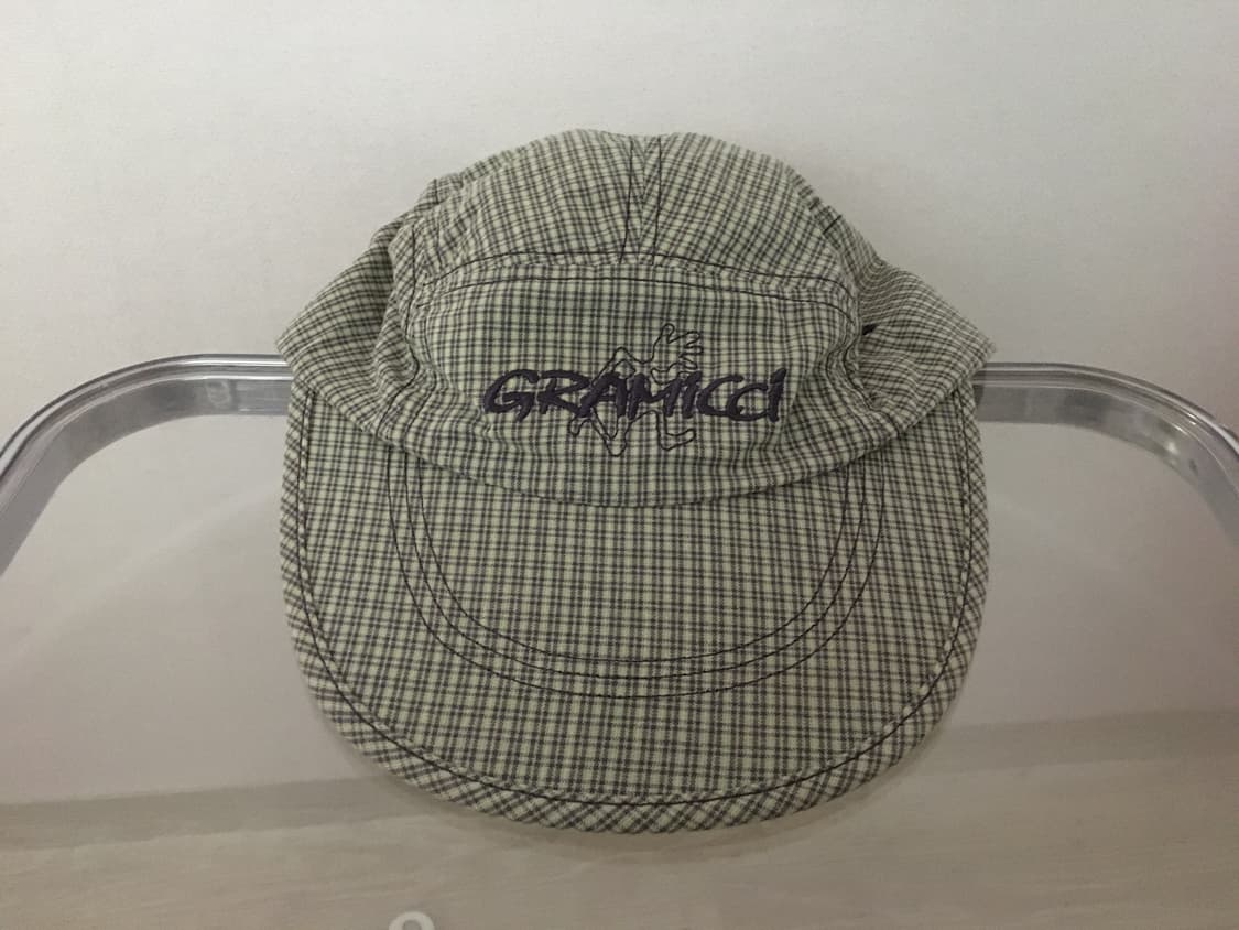 그라미치 체커드 롱빌캡 모자 상품이미지3