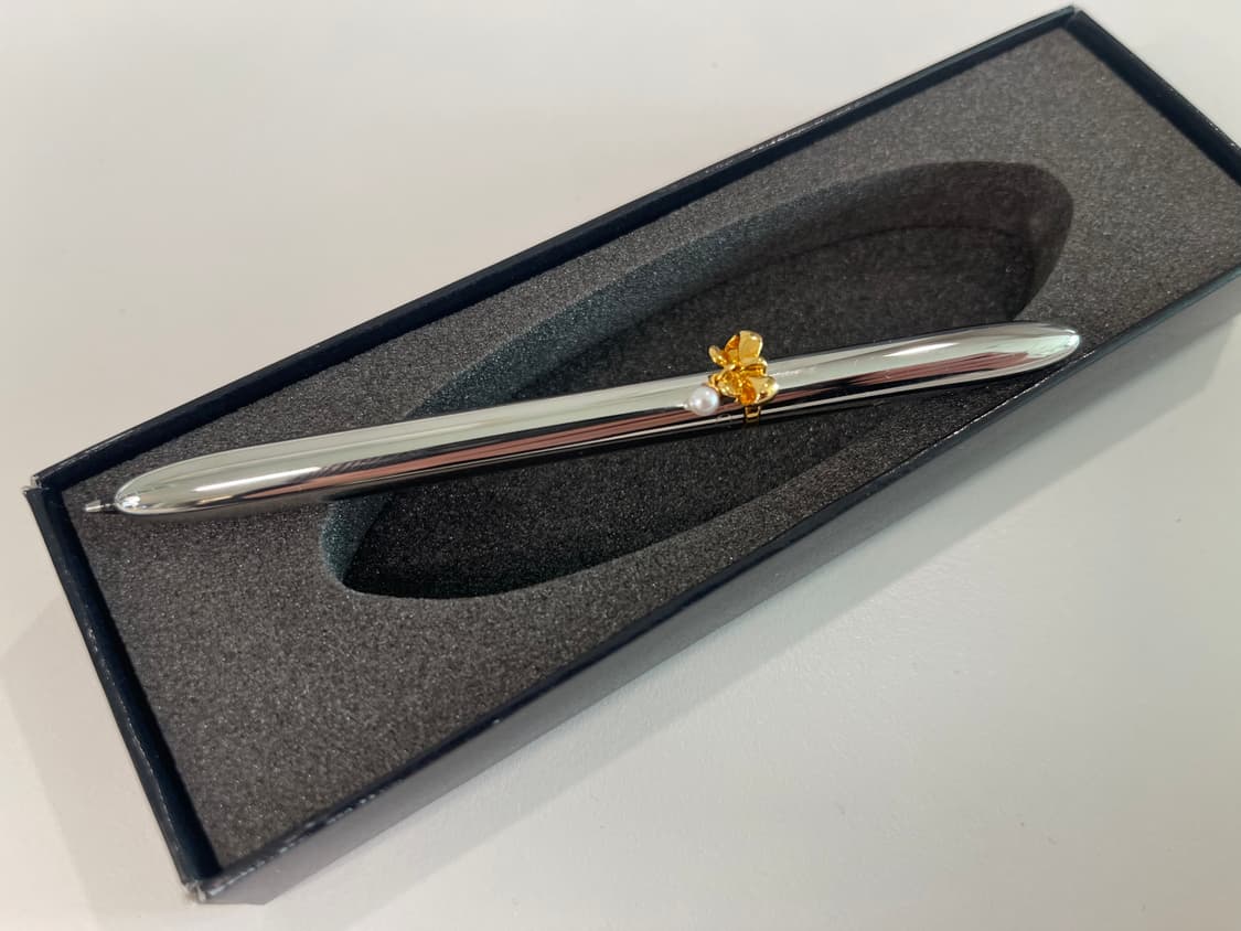 미키모토 펄 진주 리본 장식 볼펜 MIKIMOTO 상품이미지3