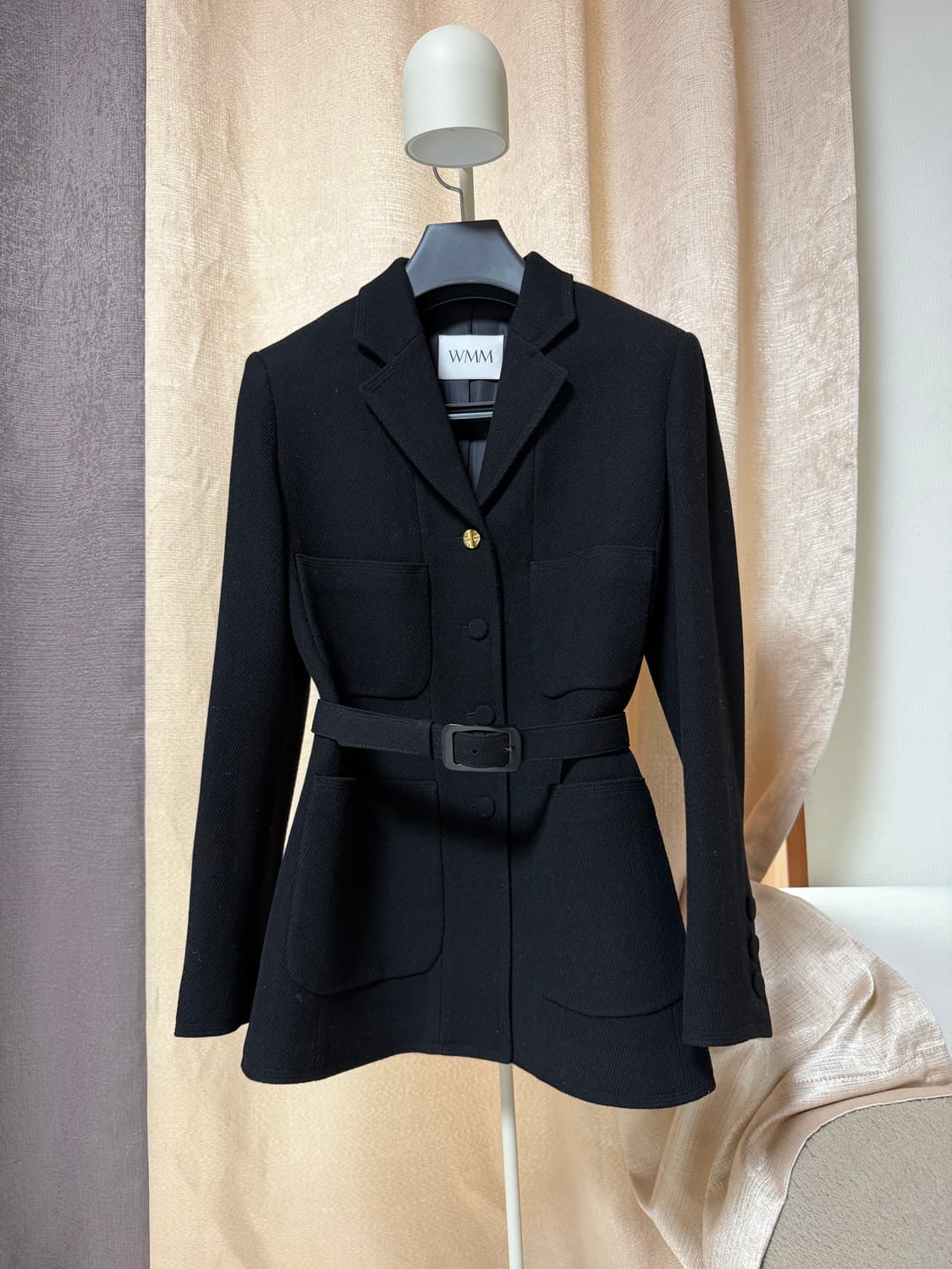 WMM 자켓 블랙 S몰 상품이미지2