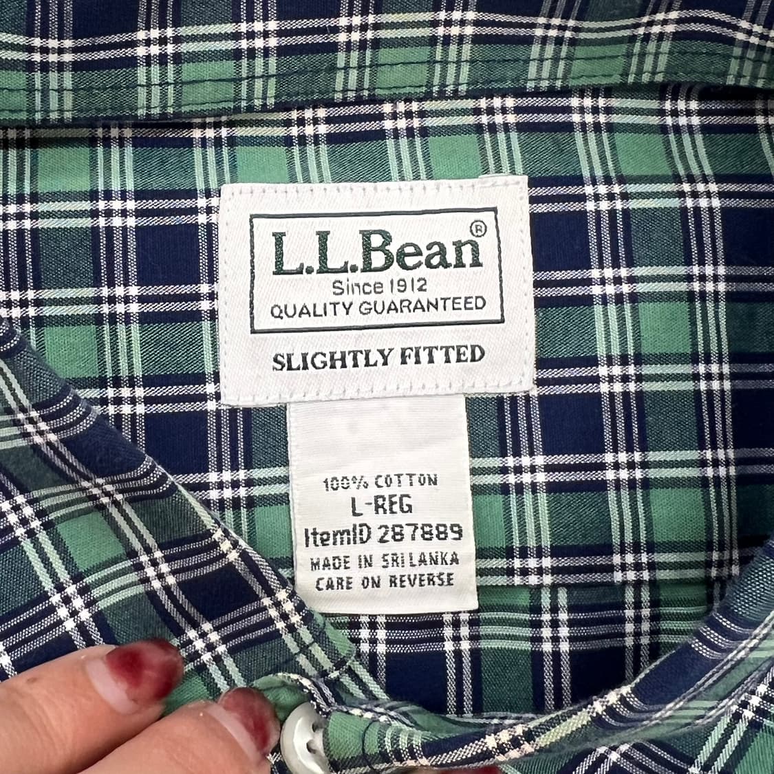 엘엘빈 체크 셔츠 r2743 상품이미지6