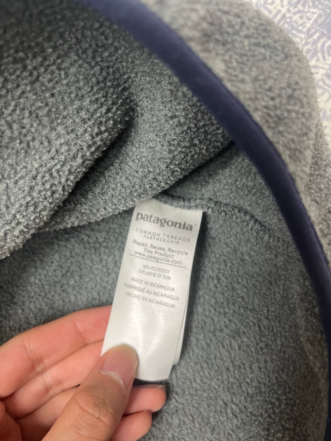 파타고니아 신칠라 스냅티 니켈 네이비 블루 상품이미지4