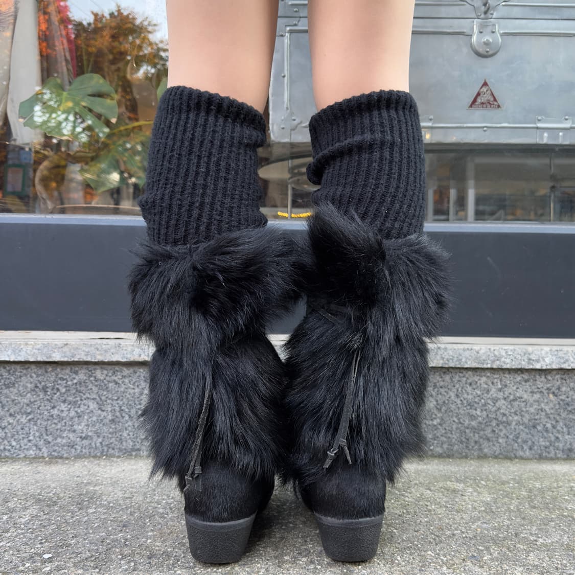 00s 리얼 퍼 테크니카 털 부츠 상품이미지10