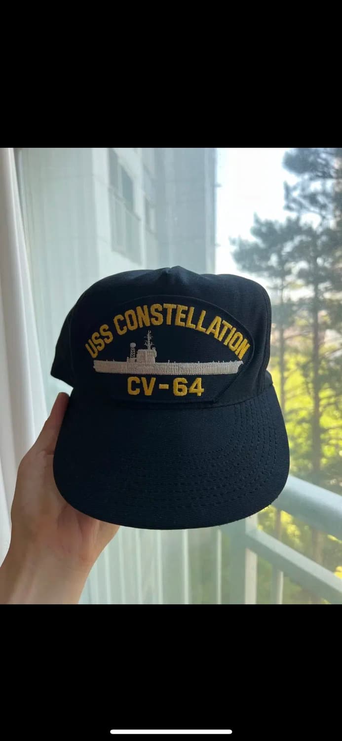 [USA vintage] 90s EAGLE CREST 미해군전함 캡 상품이미지1