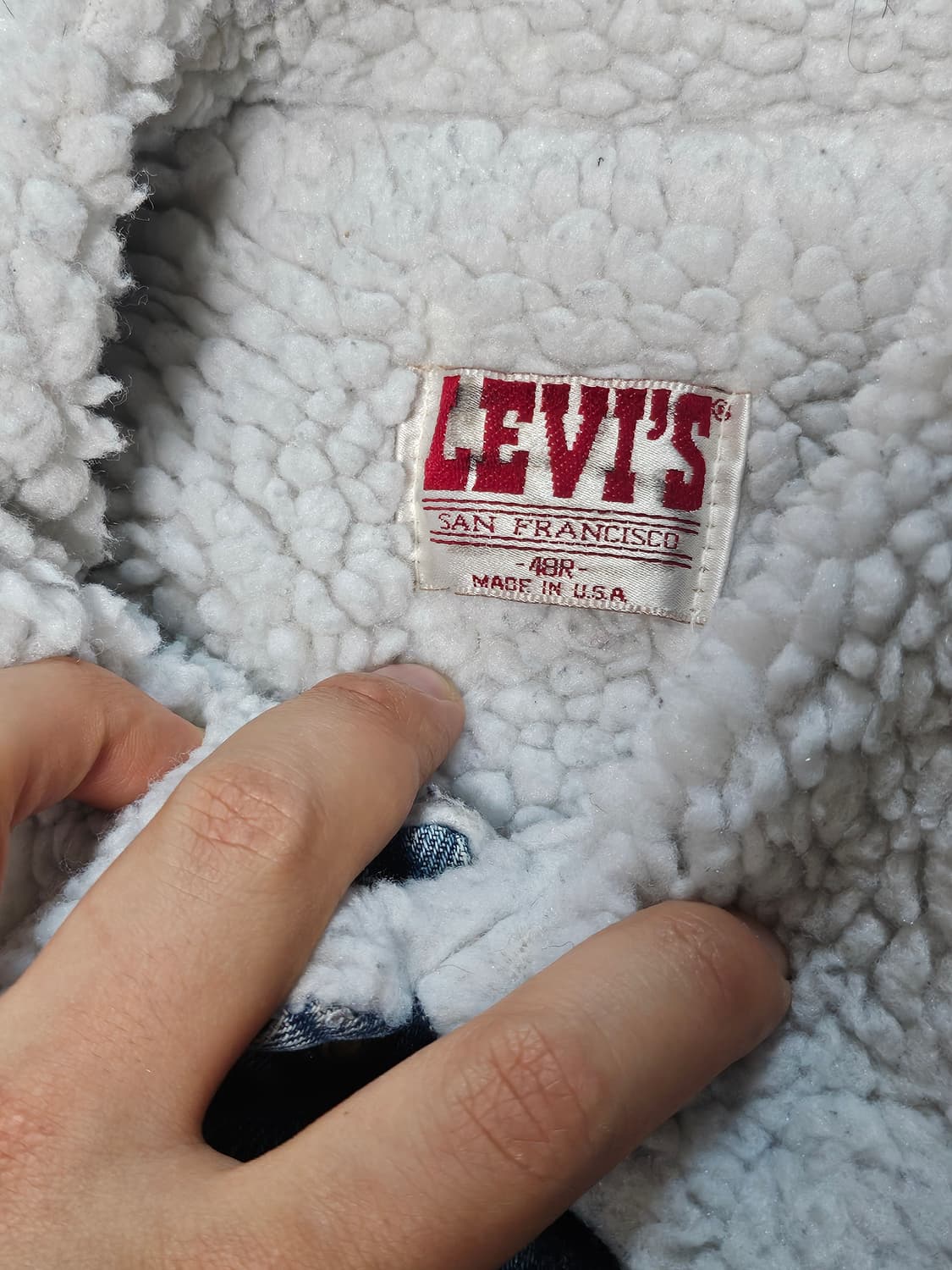 90s 리바이스 usa 트러커 데님 자켓 48 상품이미지3