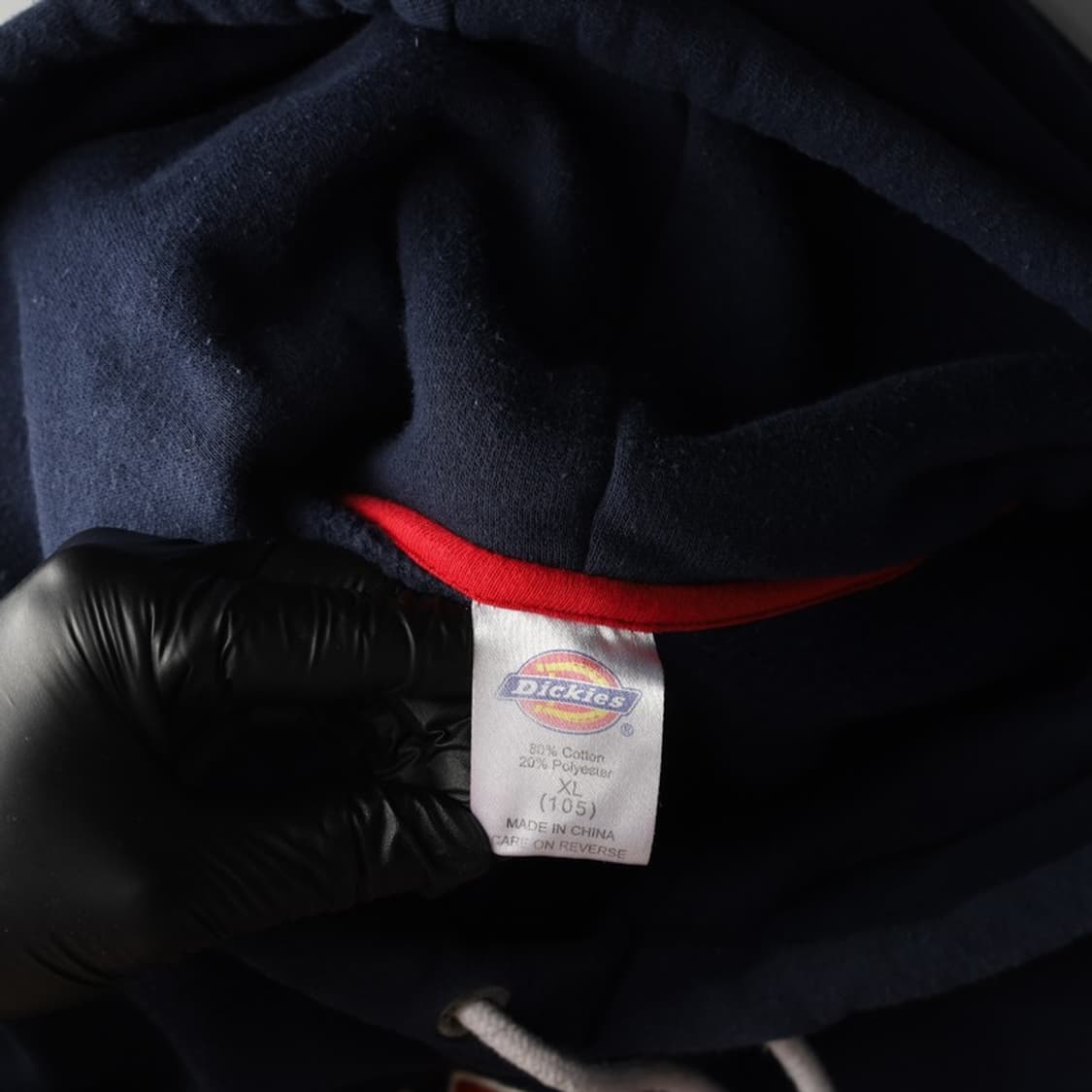 디키즈 네이비 아치 로고 후드티 XL 상품이미지5