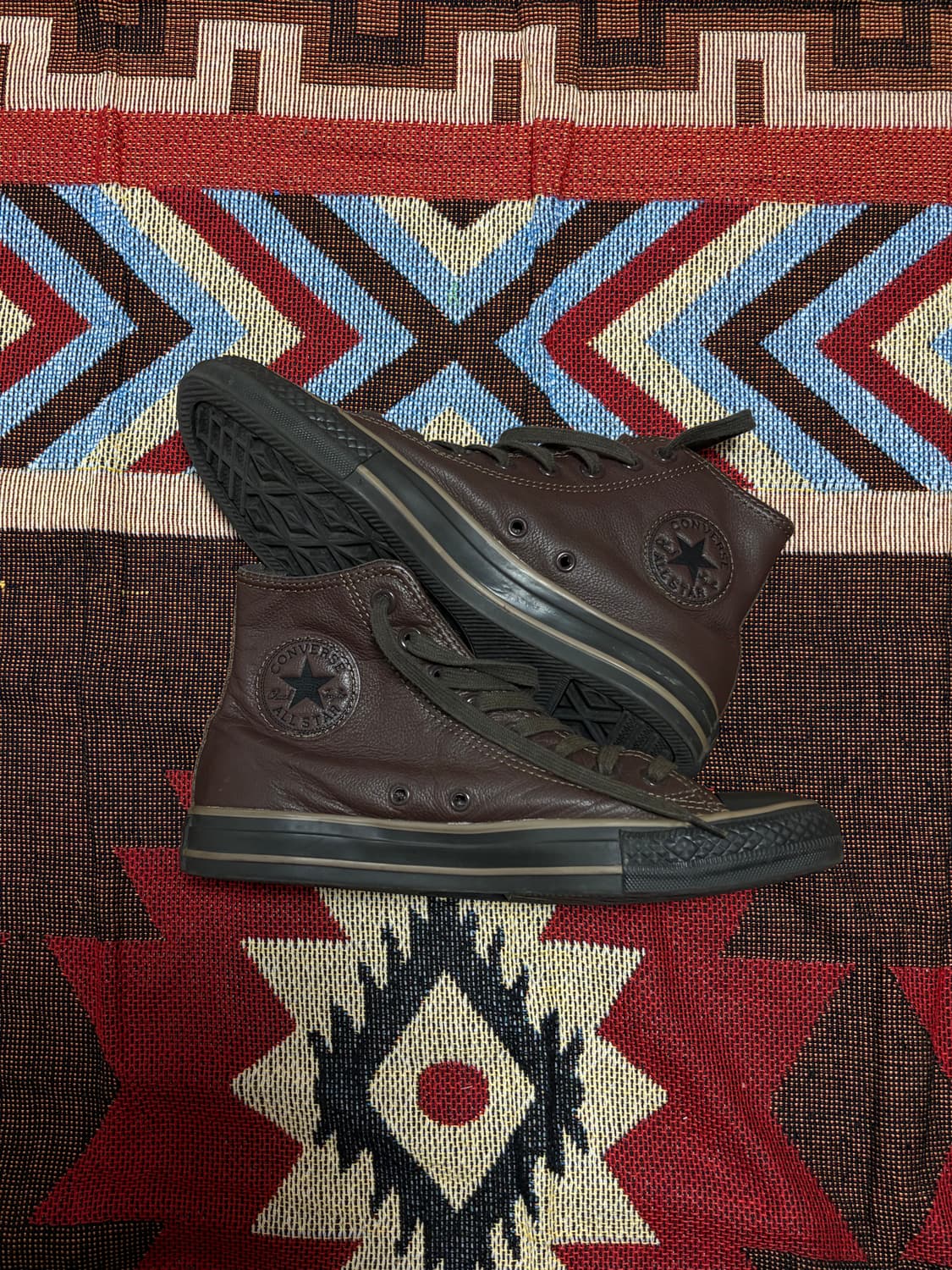 250) 컨버스 척테일러 브라운 레더 하이 상품이미지1