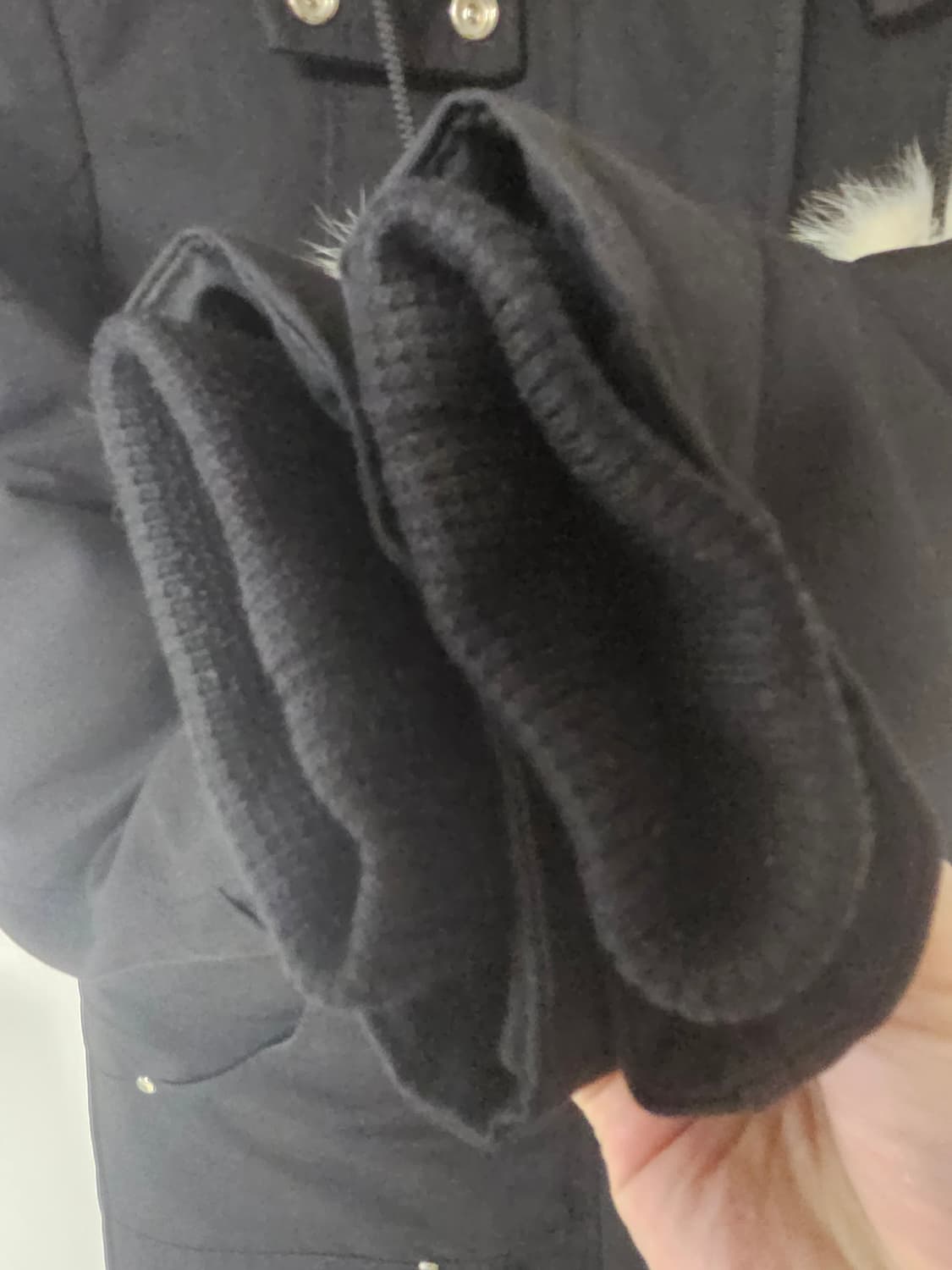 무스너클 22fw 여성 스틸링 화이트퍼(M/정품) 상품이미지4