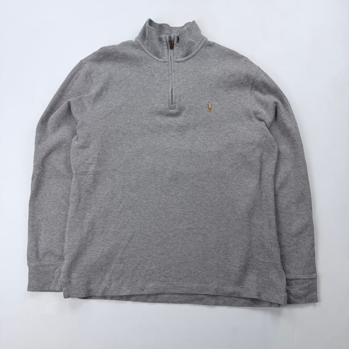 폴로랄프로렌 신형 니트 반집업 그레이 (qr정품) 상품이미지2