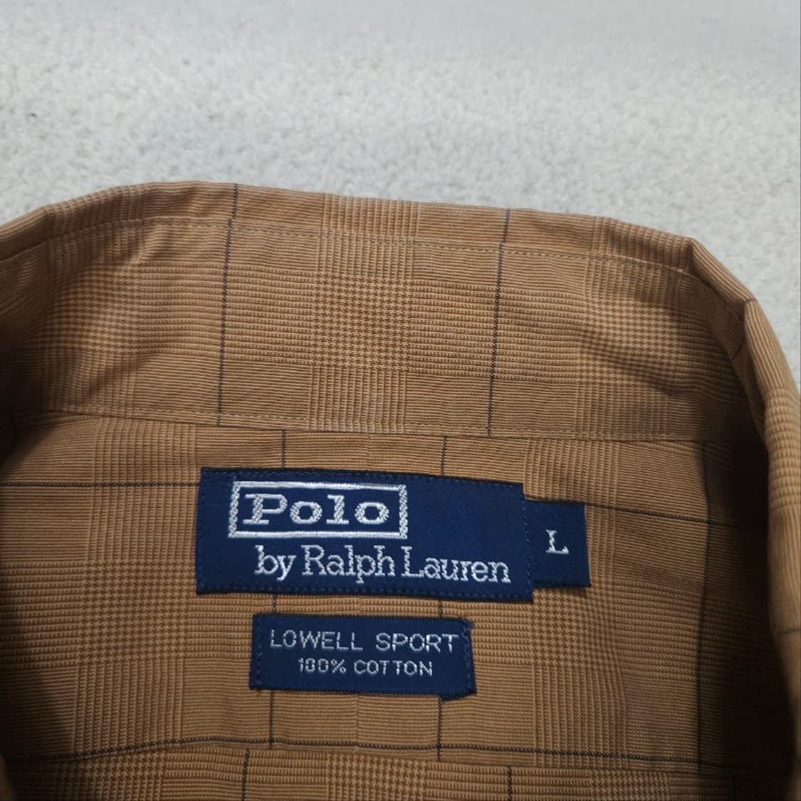 폴로 랄프 로렌 체크 셔츠 L 상품이미지4