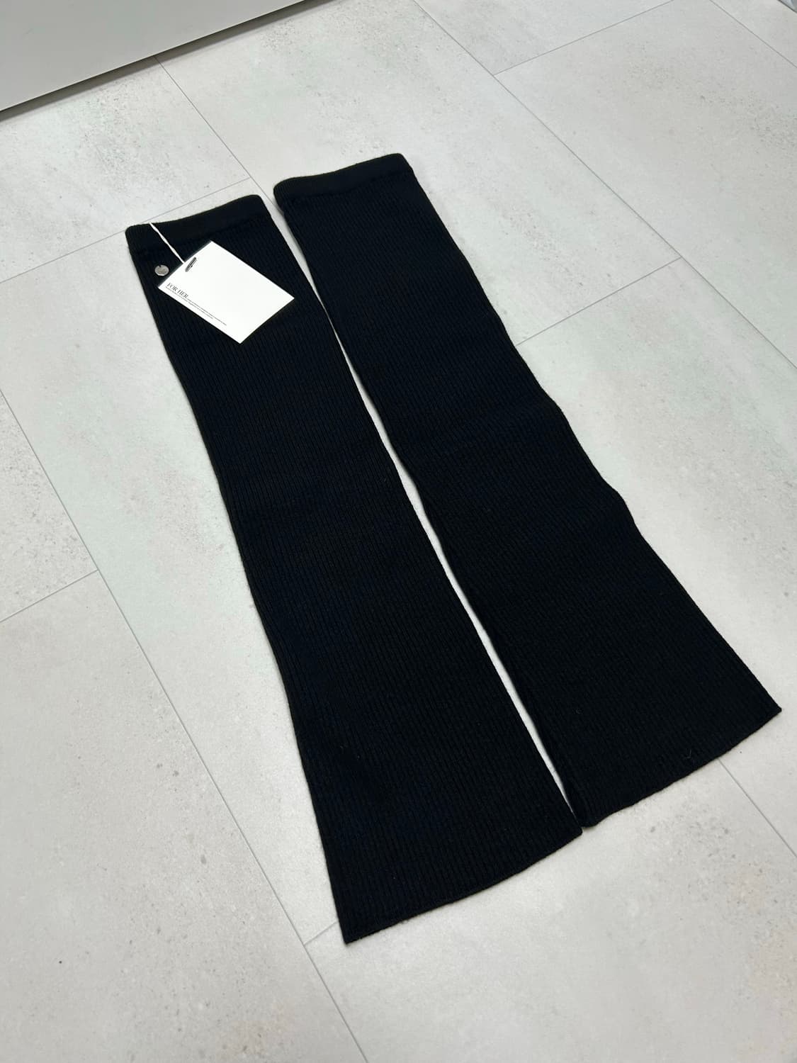 (새상품)SHOPFORHER 샵포허 레그워머 블랙 상품이미지5