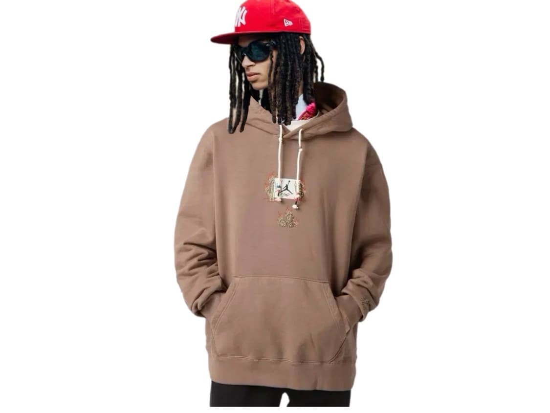 트래비스스캇 x 조던 후디 앤티크 브라운 상품이미지1