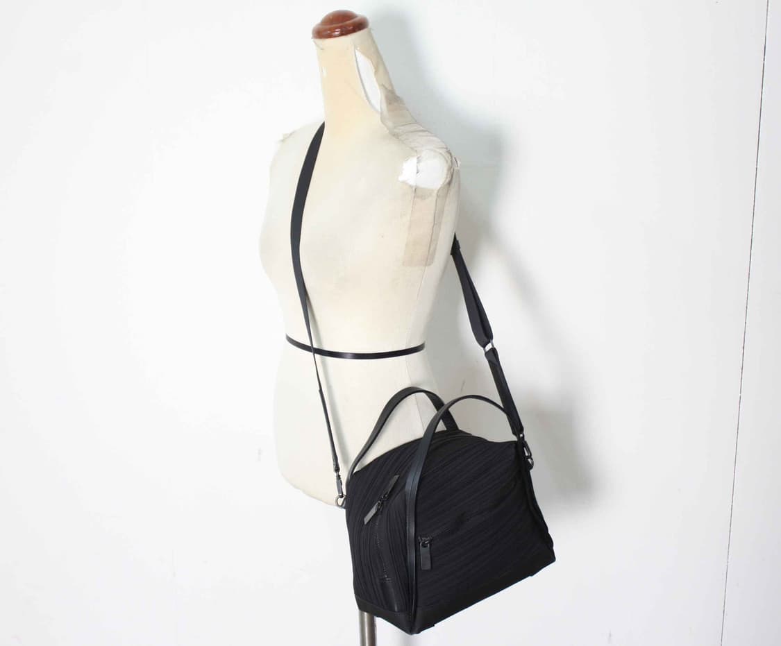 B-10522/플리츠플리즈 정품 여성용 바이어스 크로스백 상품이미지1