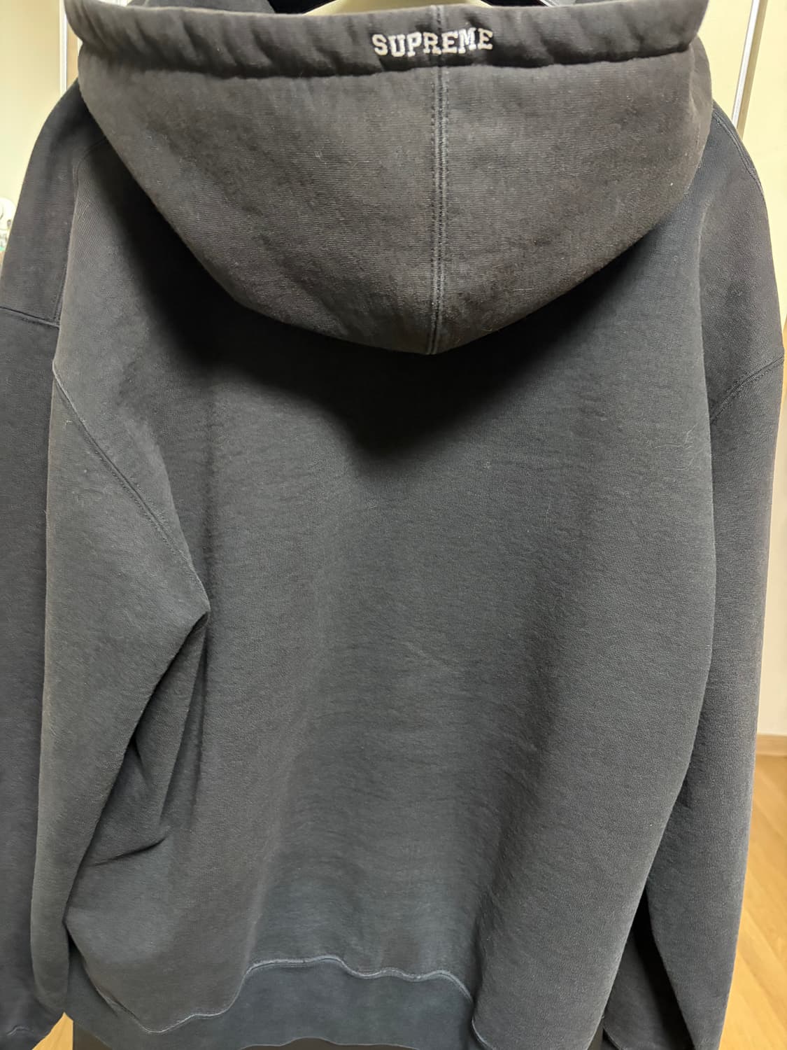 슈프림 S 로고 집업 후드 스위트셔츠 블랙 - 23fw 상품이미지3