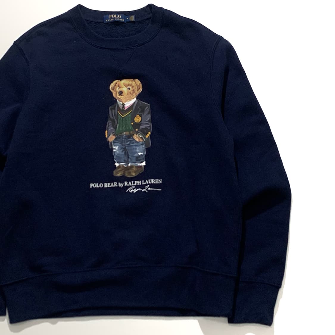 폴로 베어 네이비 맨투맨 상품이미지2