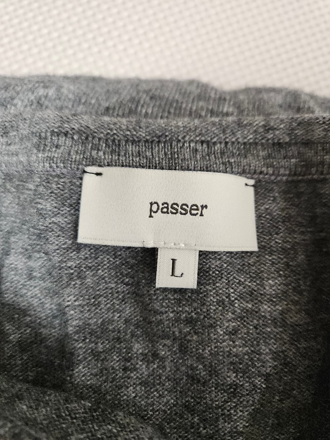 파세르 보트넥 니트 L 상품이미지2