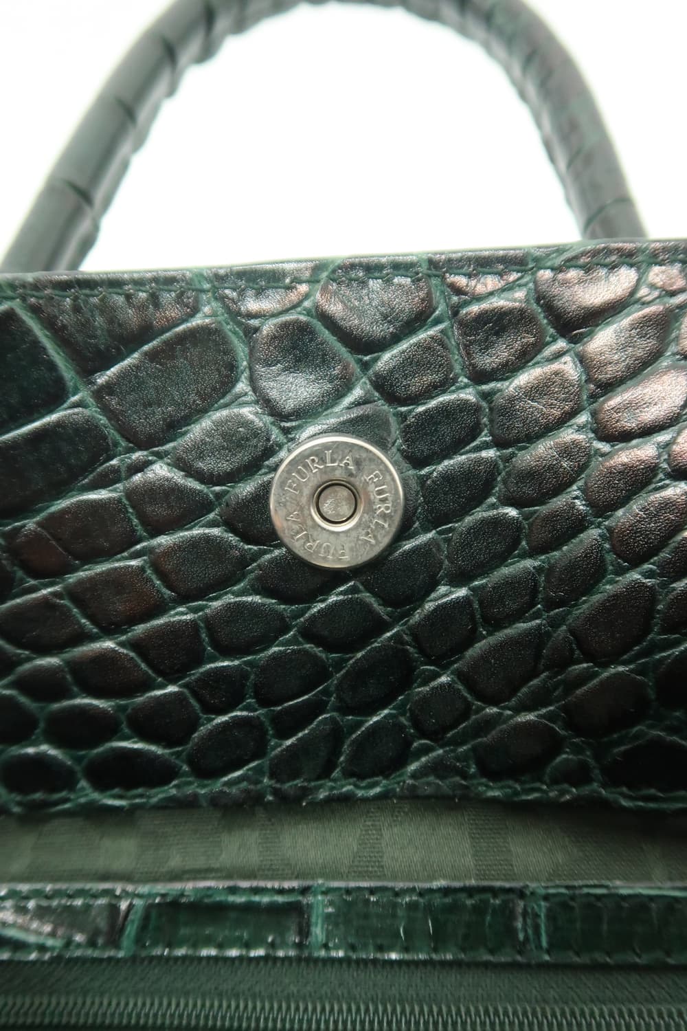 훌라 악어가공 소가죽 핸드백 FURLA HANDBAG  상품이미지9