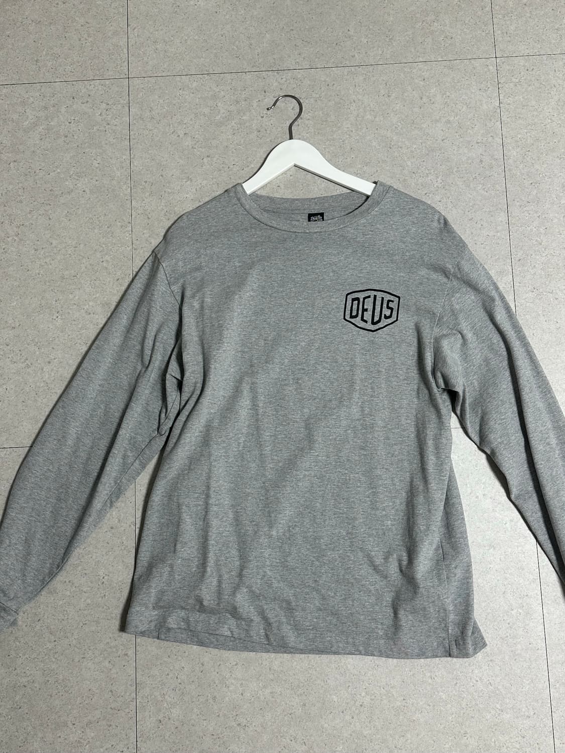 데우스 Seoul College Address Ls Tee _M/Grey 상품이미지1