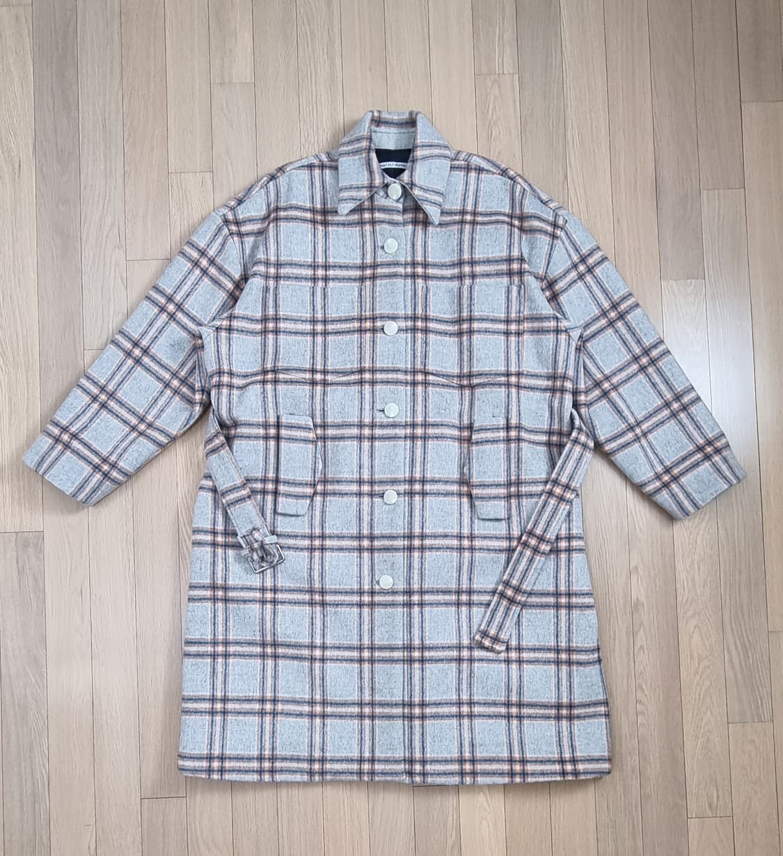 쇼트벗스터닝 한연아 울90% 오버핏  코트 S _ 여성 상품이미지1