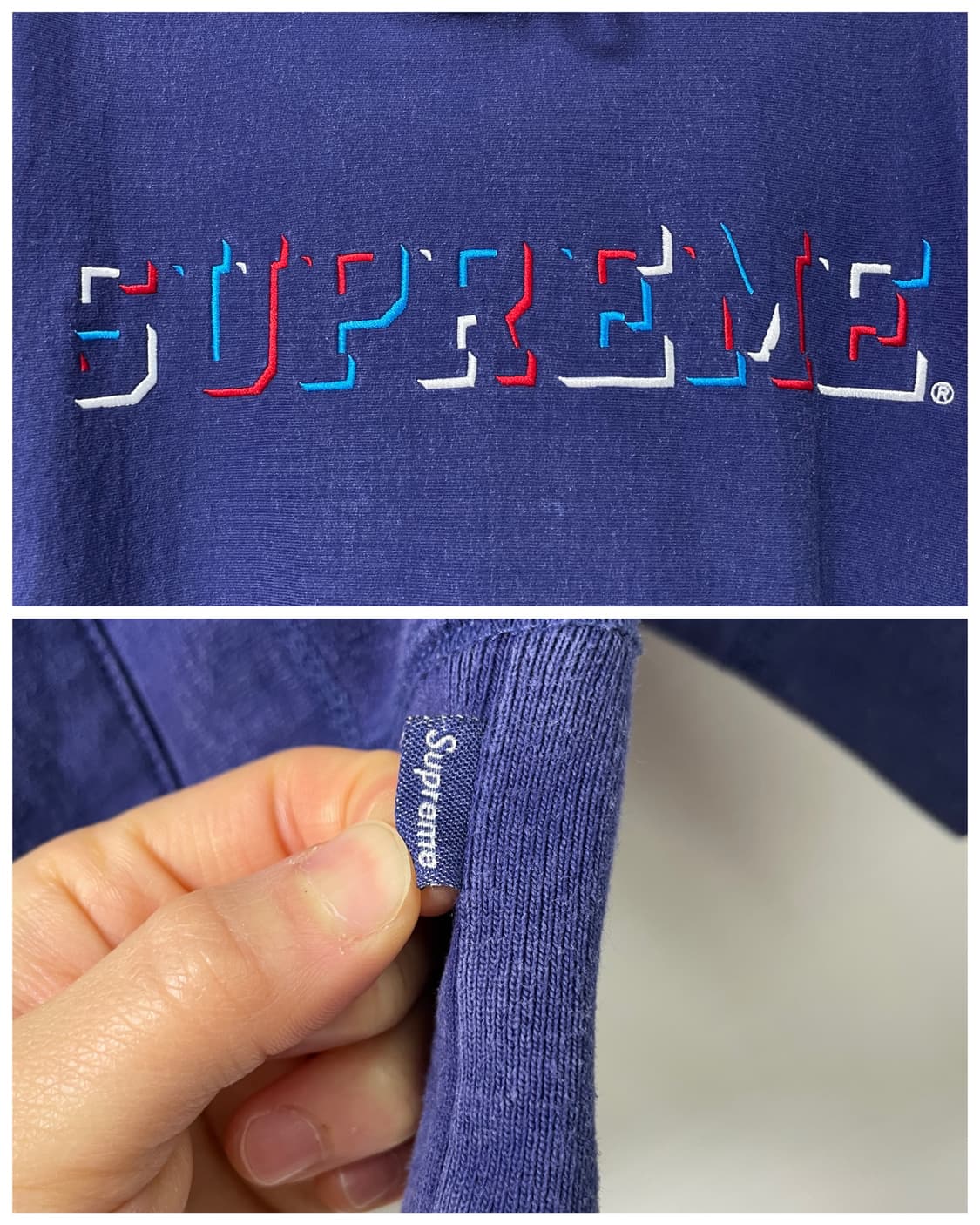 슈프림 SUPREME 드롭 셰도우 워싱 기모 후드티셔츠 M 상품이미지7