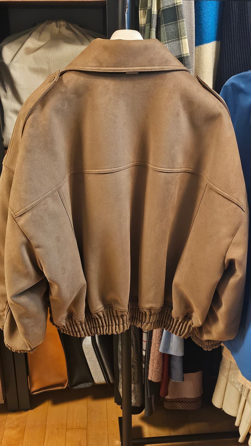 시스템옴므 스웨이드 봄버재킷 상품이미지6