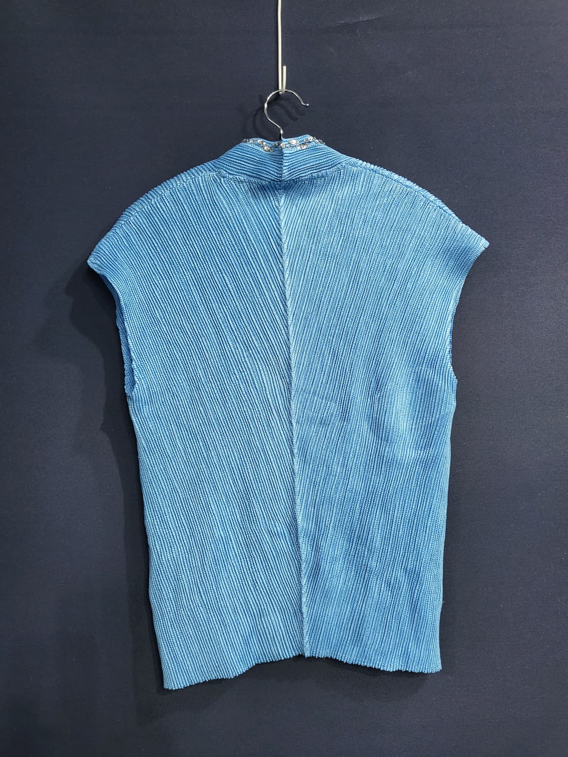 플리츠 프리 베스트 블라우스 상품이미지4