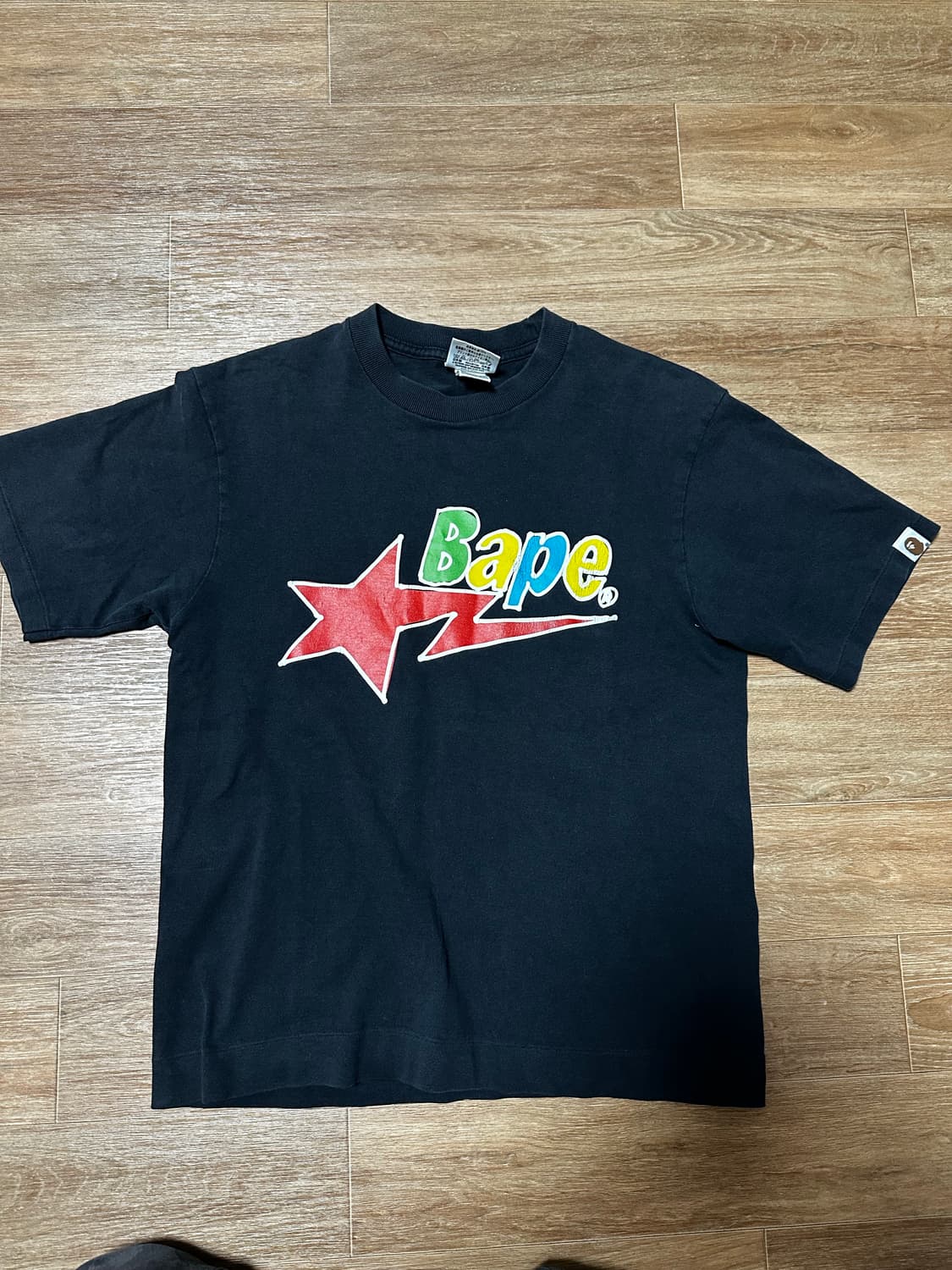 베이프 스타로고 반팔티 상품이미지1