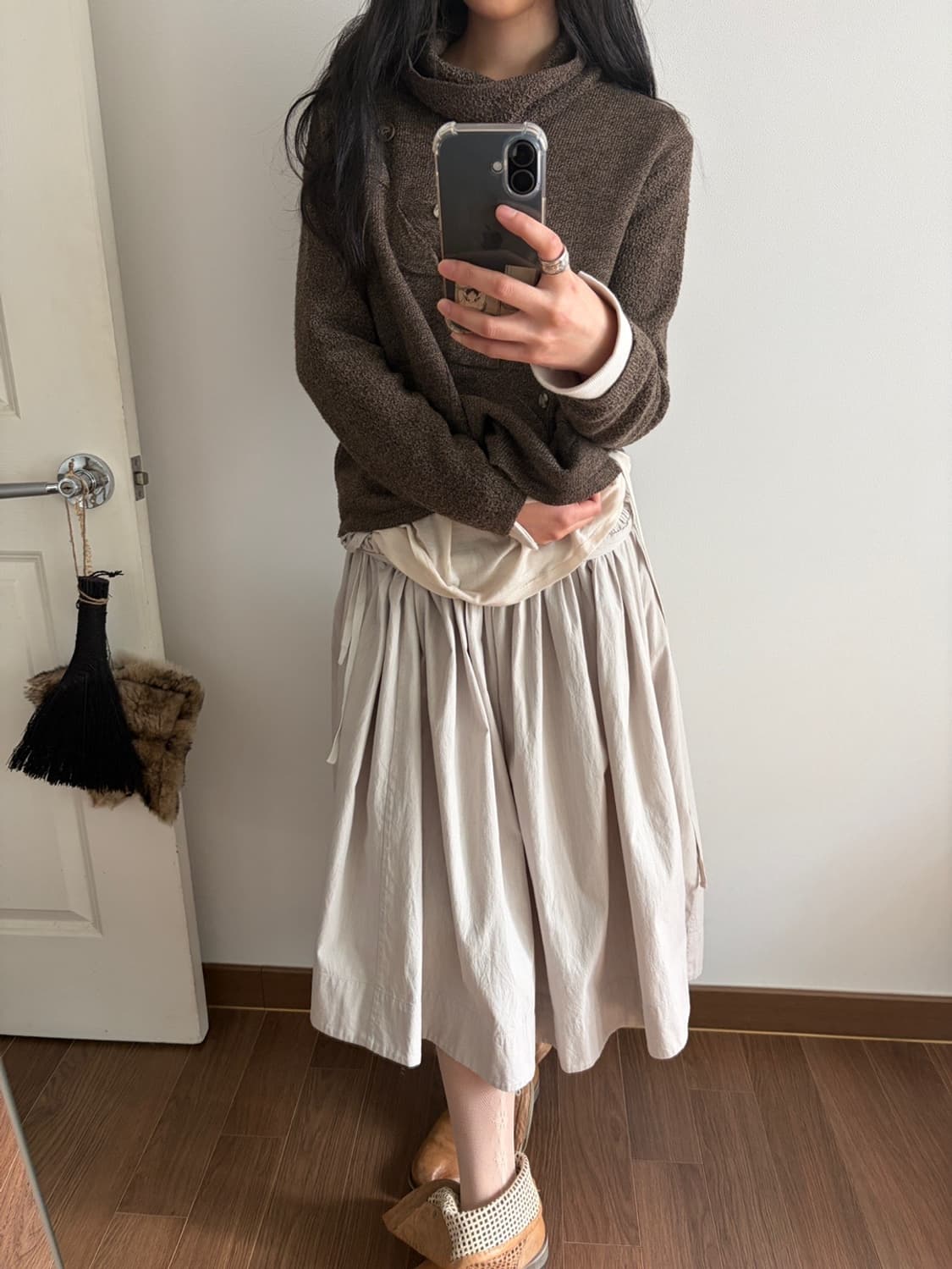 button point wide turtleneck knit 상품이미지6