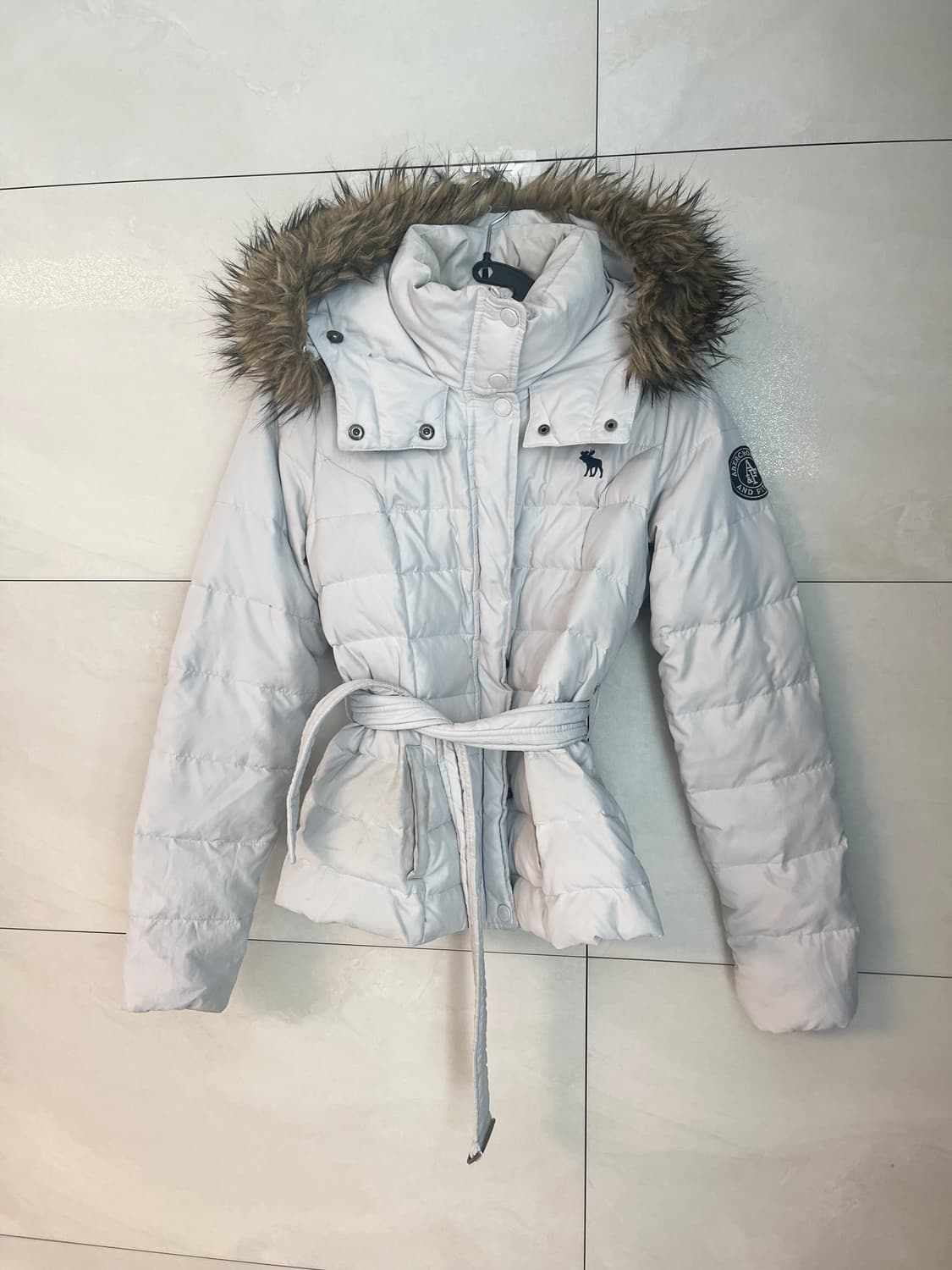 극희귀 아베크롬비 벨티드 울프죠 패딩 [S] 상품이미지3