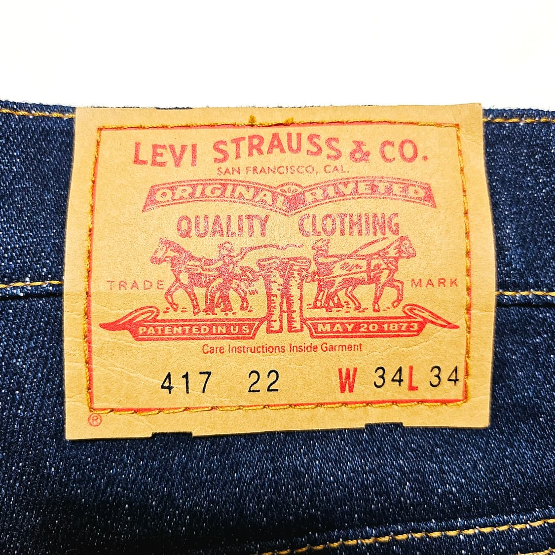 [34X34][리바이스]00's 유럽판 417 클래식 부츠컷 데님# 상품이미지6