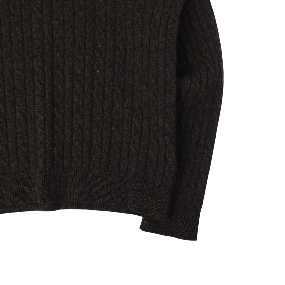 라코스테 챠콜 케이블 니트 스웨터 상품이미지4