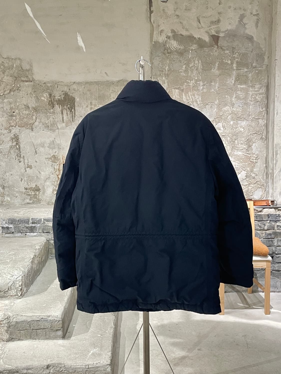 스톤 아일랜드 다크 네이비 와펜 덕 다운 패디드 자켓 상품이미지6