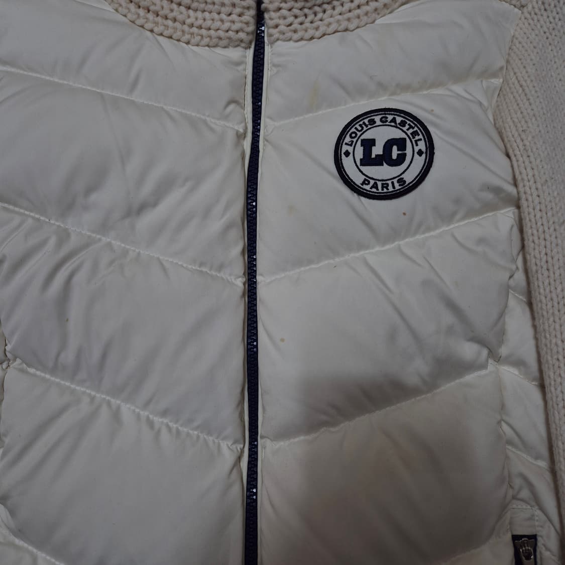 루이까스텔 골프웨어 모직 덕다운 하이브리드 니트 패딩 점퍼 M(95) 상품이미지4