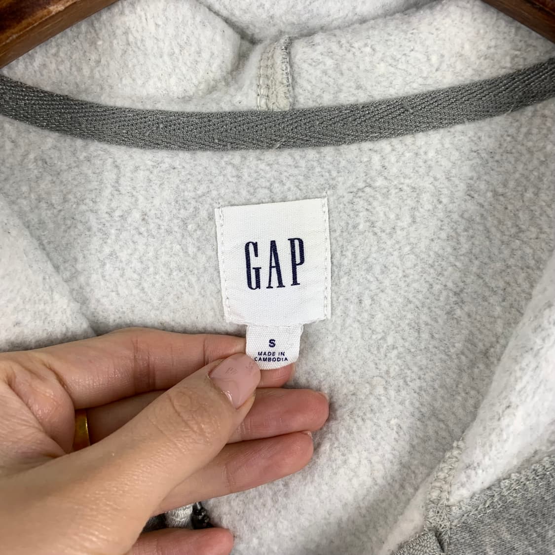 Gap 갭 그레이 후드집업 상품이미지7