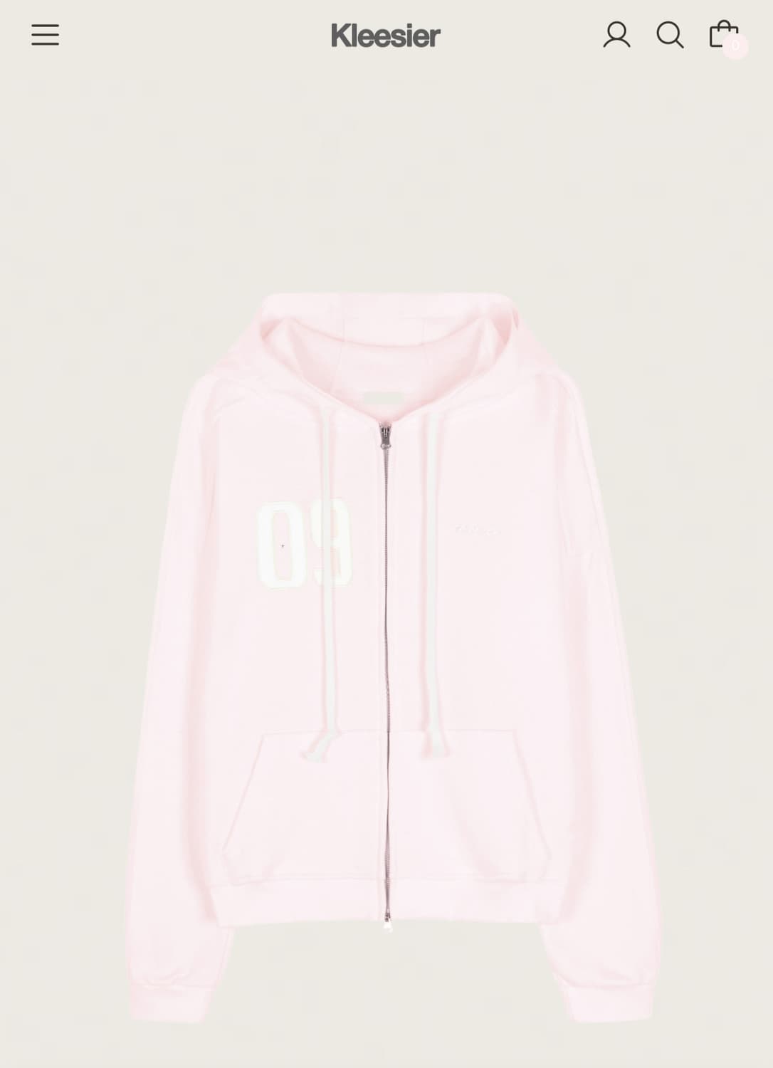 클리시어 쿨 핑크 혹은 핑크 09 후드집업 구해요…. 상품이미지1