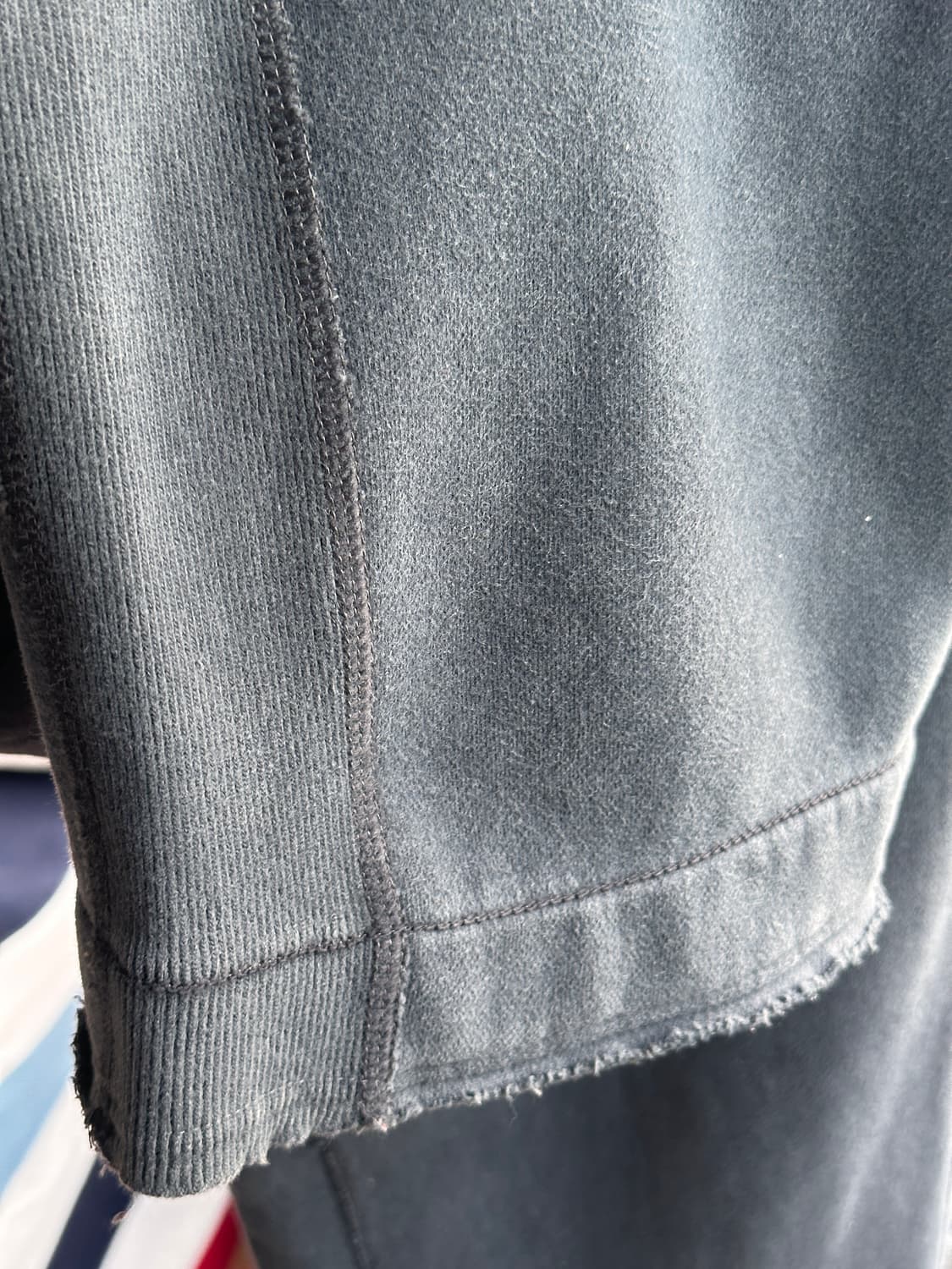 아베크롬비(A&F) 1892 자수 로고 헤비웨이트 팬츠 (Navy) 상품이미지5