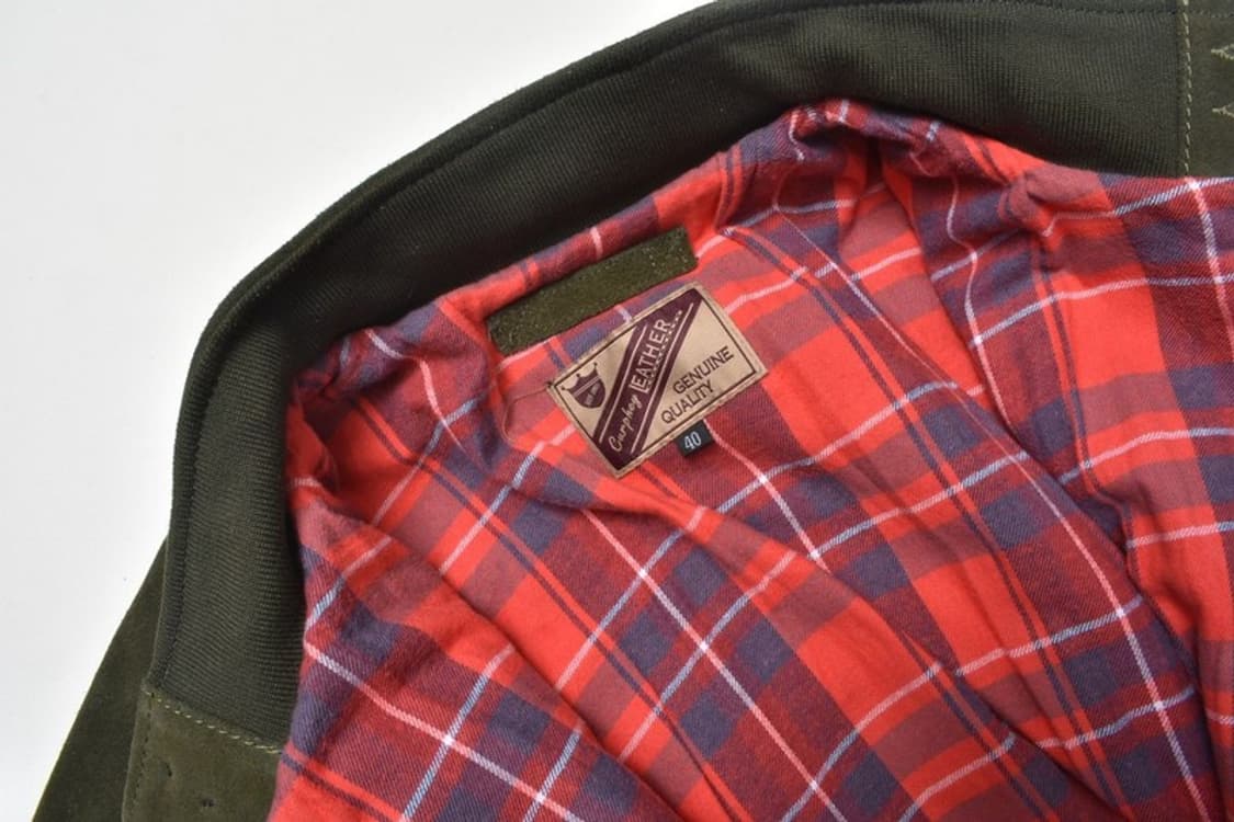 90S 라파 레더 소가죽 헤링턴 자켓 40 N1226 상품이미지5