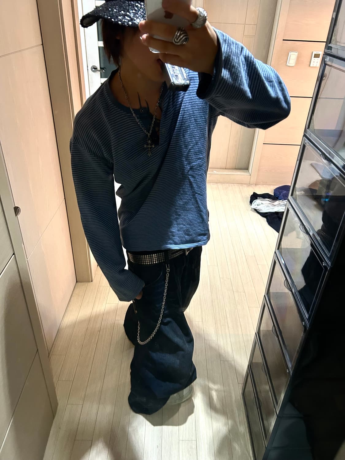 Armani Exchange Stripe Long Sweatshirts 상품이미지4