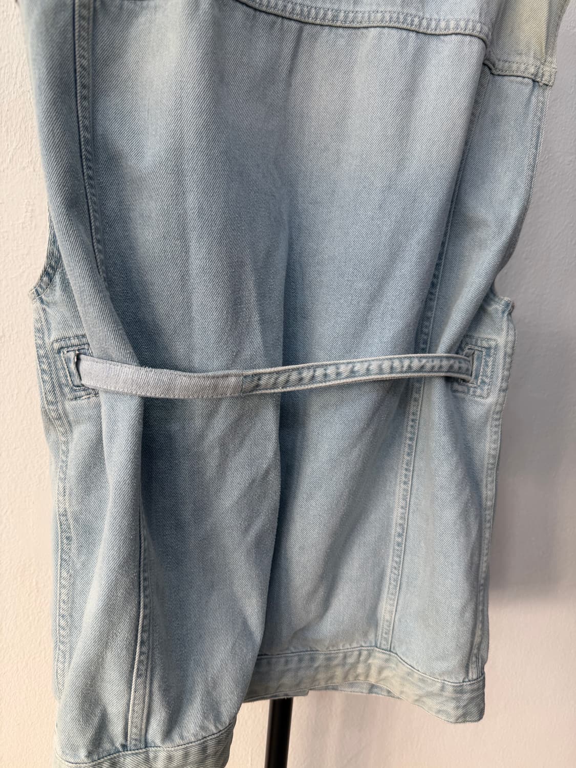 정품) IRO 이로 한섬 루즈핏 데님 조끼 34 상품이미지7