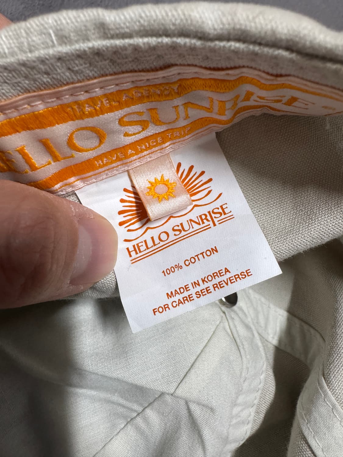 헬로 선라이즈 모자 상품이미지2