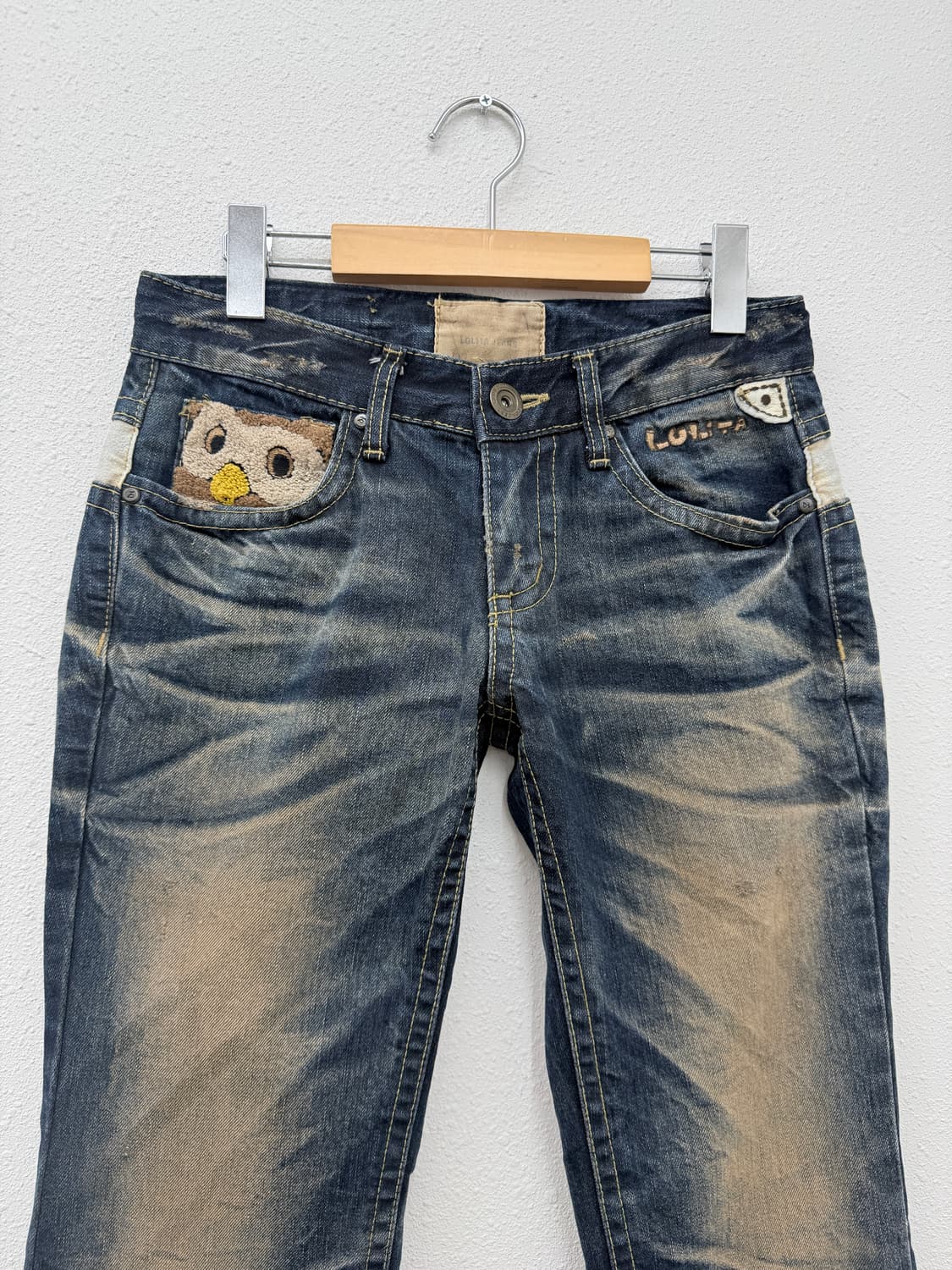 빈티지 Lolita jeans 워싱 데님 팬츠 상품이미지2