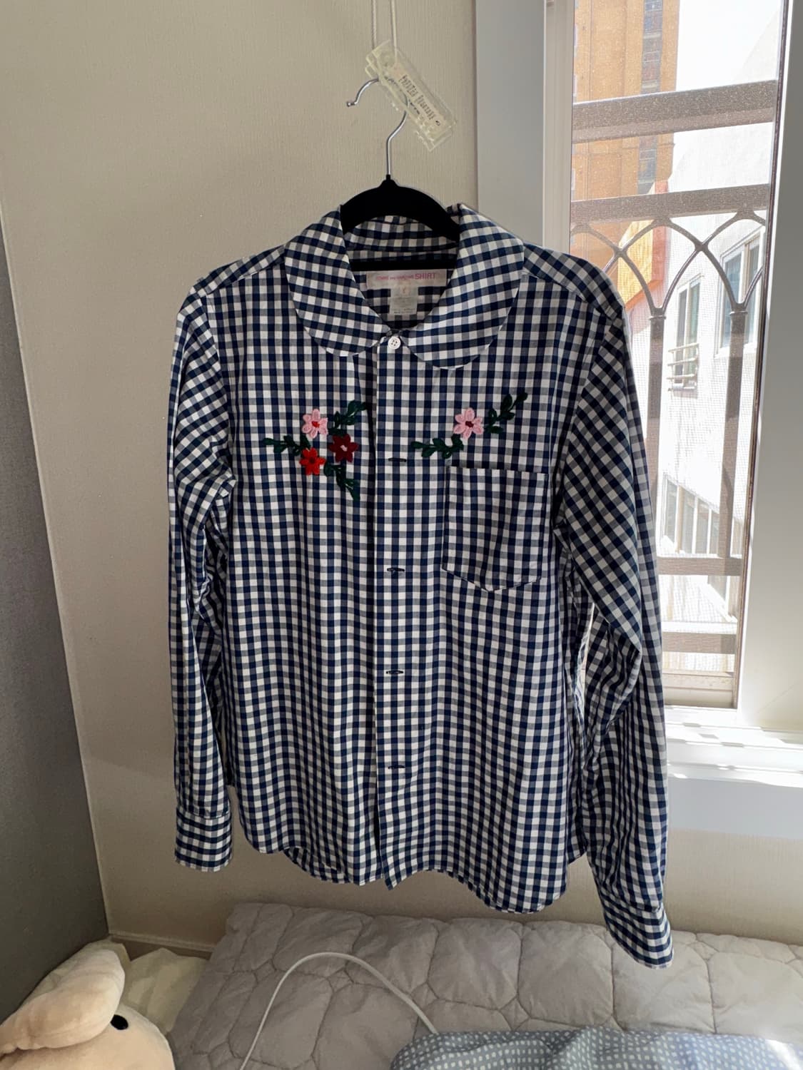 꼼데가르송 자수 셔츠 상품이미지2