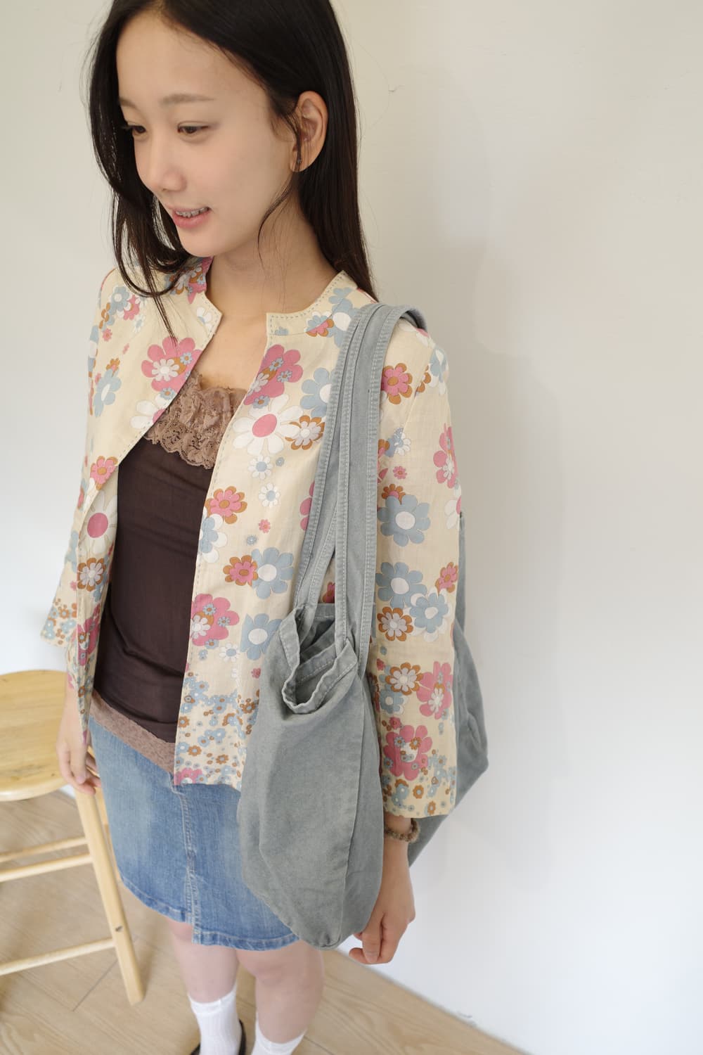 flower linen jacket 상품이미지2