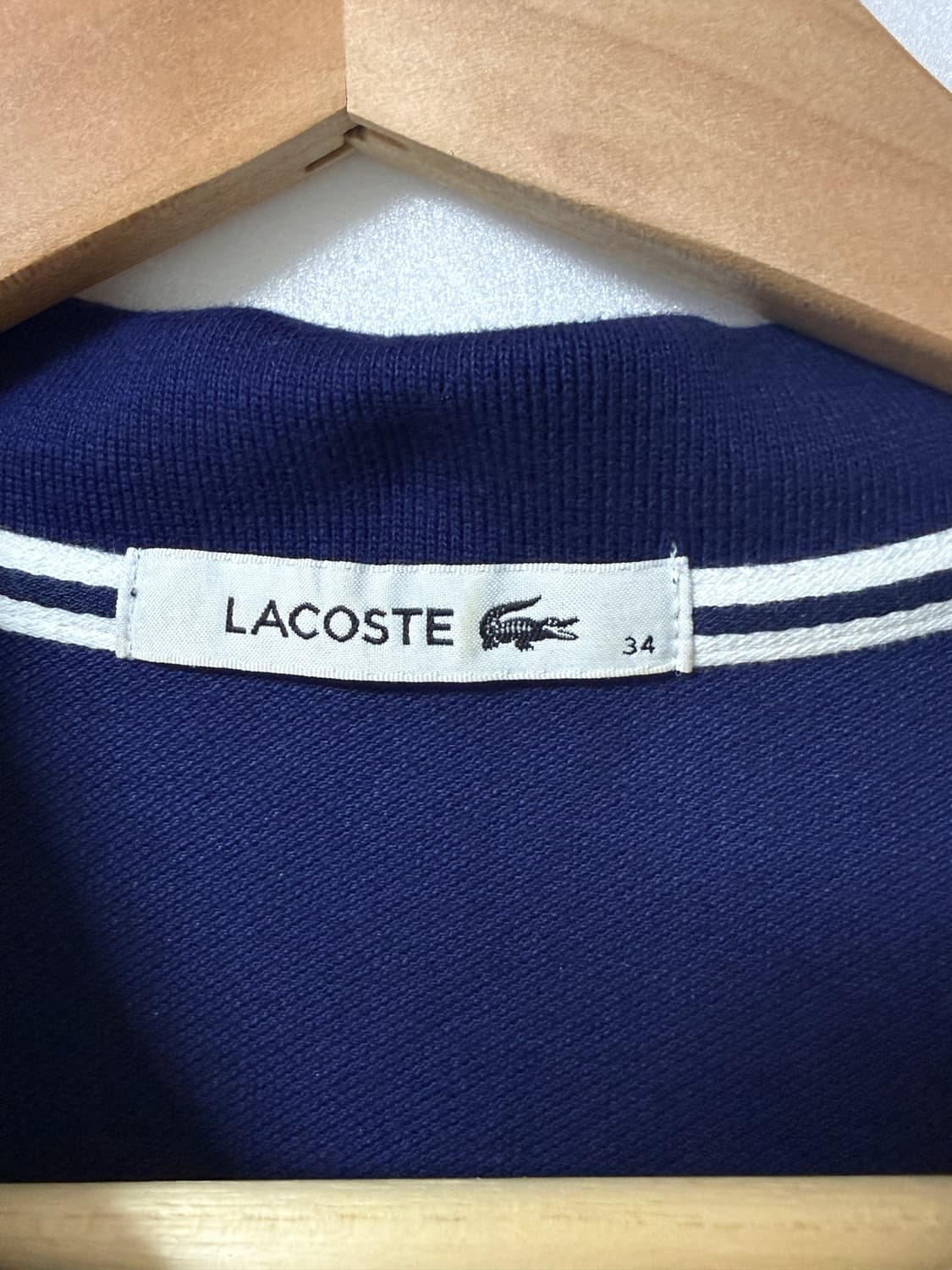 💙LACOSTE 라코스테 카라 원피스 네이비 반팔 44-55💙 상품이미지7