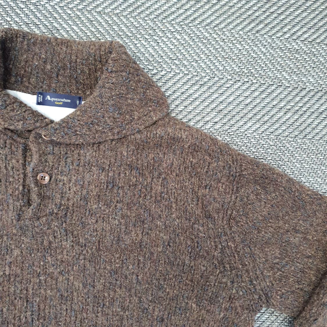 아쿠아스큐텀 골프웨어 방풍 스웨터 남자105 상품이미지3