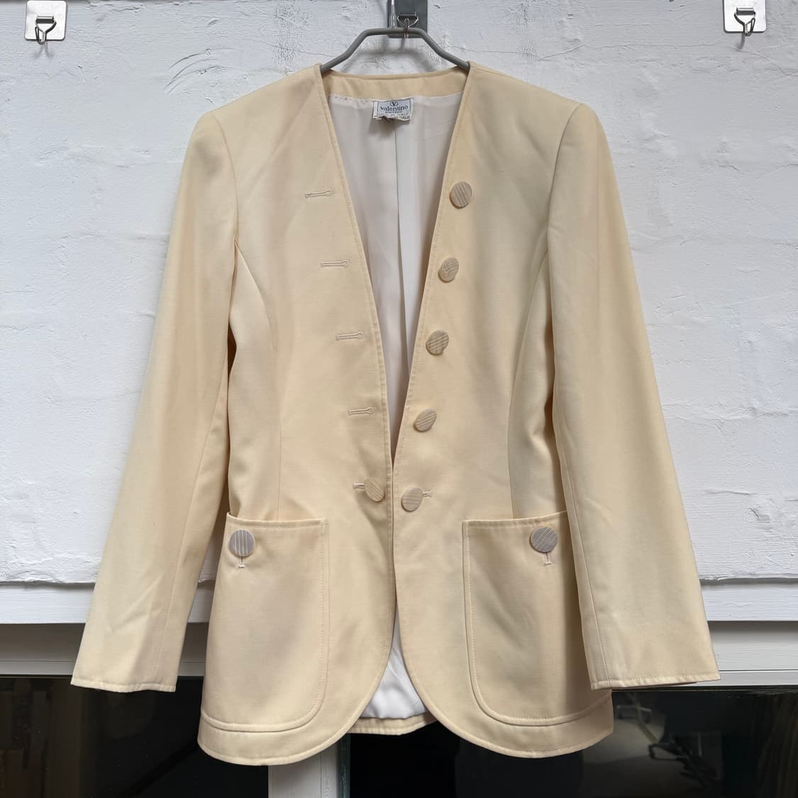 Valentino 발렌티노 부티크 노카라 블레이저 자켓 6 상품이미지1