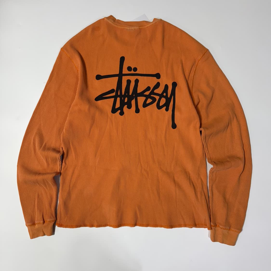 스투시 오렌지 와플 니트 상품이미지2