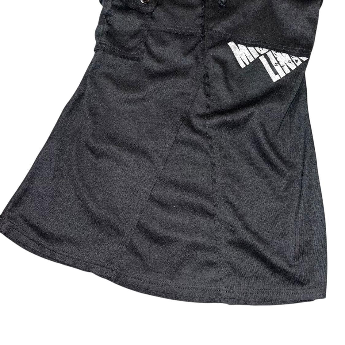 Edge line 엣지라인 밴딩 글리터프린팅 롱 스커트 펑크y2k갸루 상품이미지3