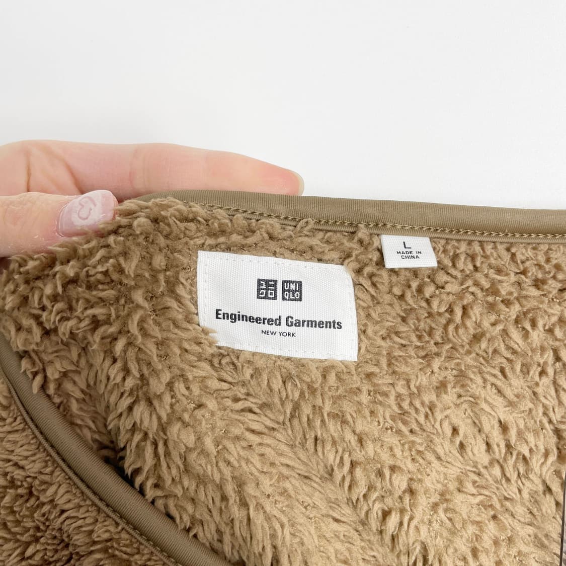 A1 유니클로 x 엔지니어드 가먼츠 플리스 풀오버 셔츠 L사이즈 상품이미지4