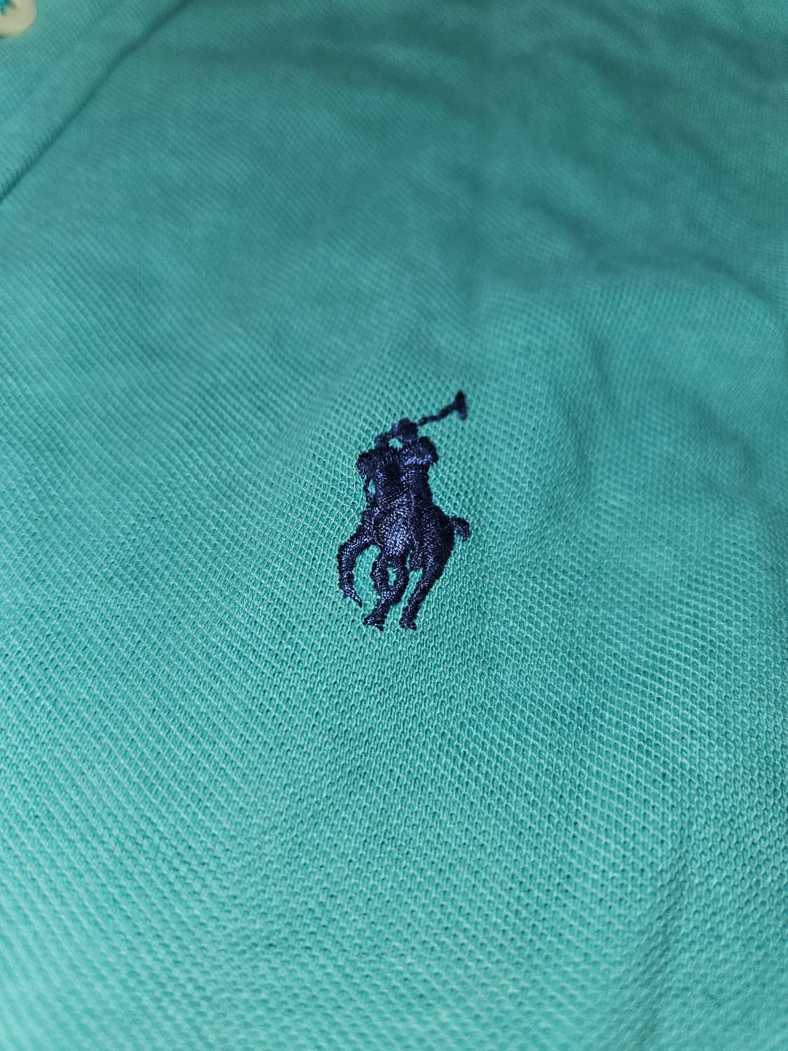 폴로 랄프로렌 신형 포니 코튼 스웻 셔츠 버튼 페더웨이트 메쉬 S 상품이미지4